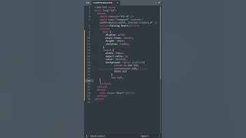 Pulsing Heartbeat Animation | HTML CSS