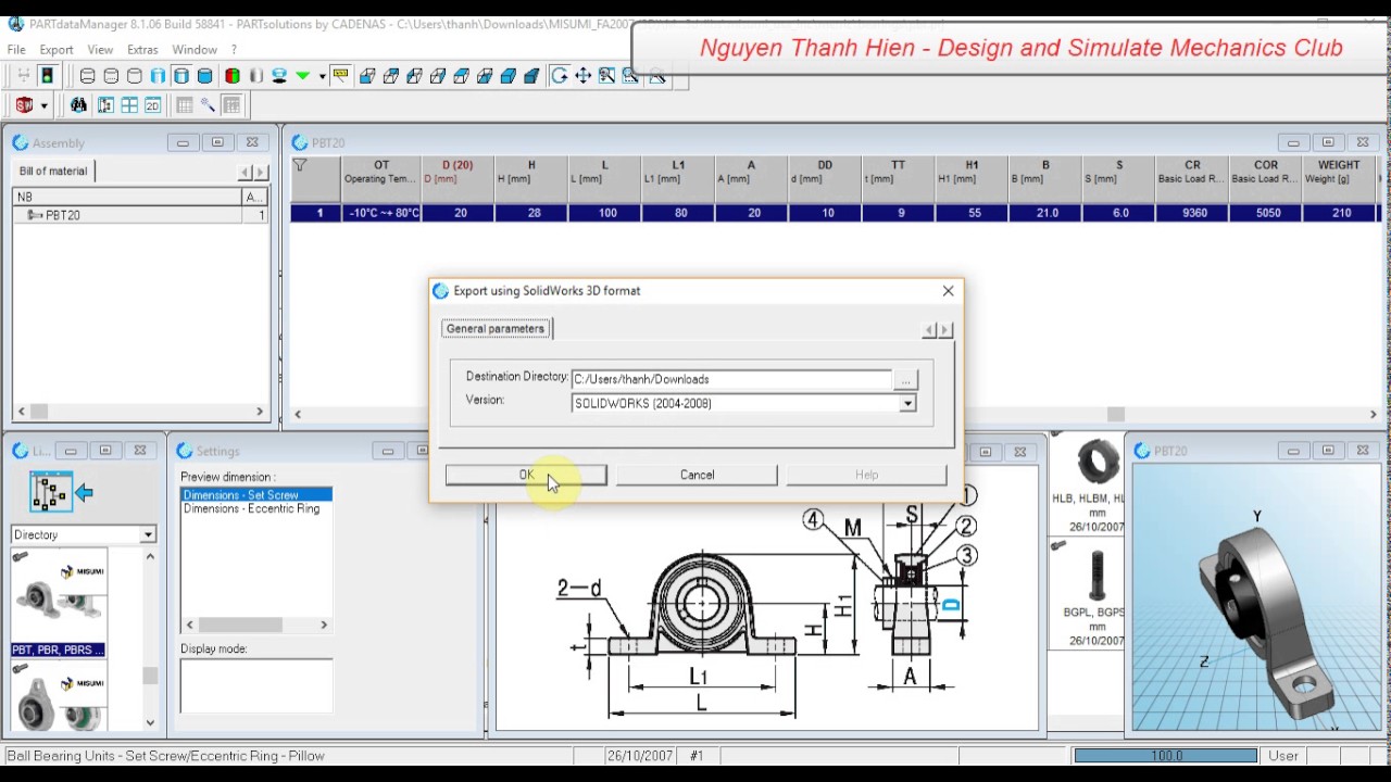 download part misumi solidworks