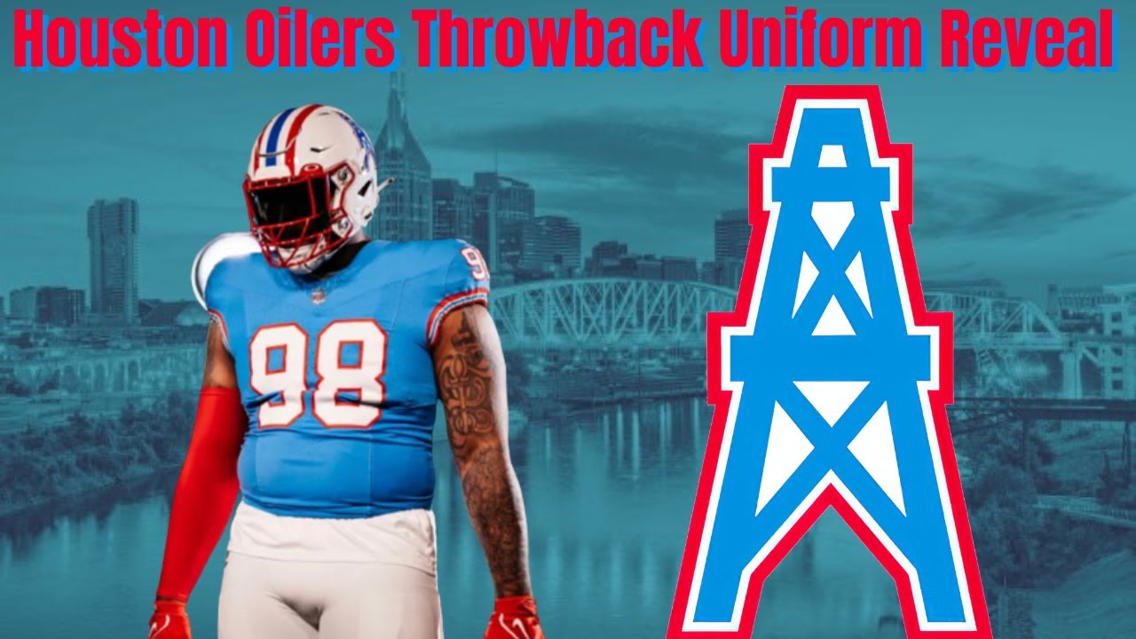 Where to buy Tennessee Titans 'Oilers' Throwback Jersey