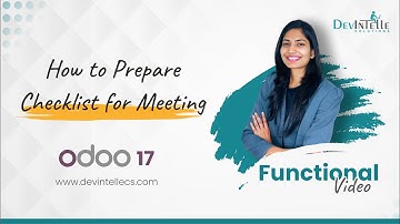 How to Prepare Checklist for Meeting in Odoo | #Odoo17