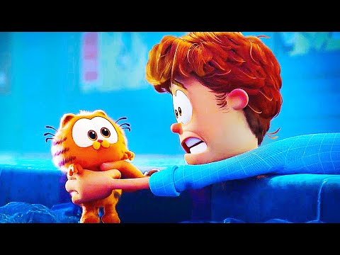 Jon Rescues Baby Garfield Scene | THE GARFIELD MOVIE (2024) Movie CLIP HD
