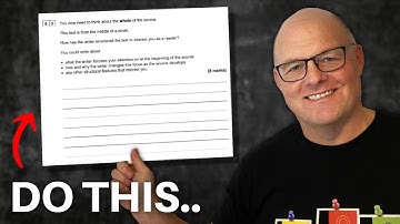 Grade 7 Method for Question 3 Paper 1 AQA English Language 8700