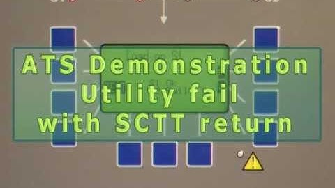 Utility fail with closed transfer with Woodward DTSC200 Automatic Transfer Switch