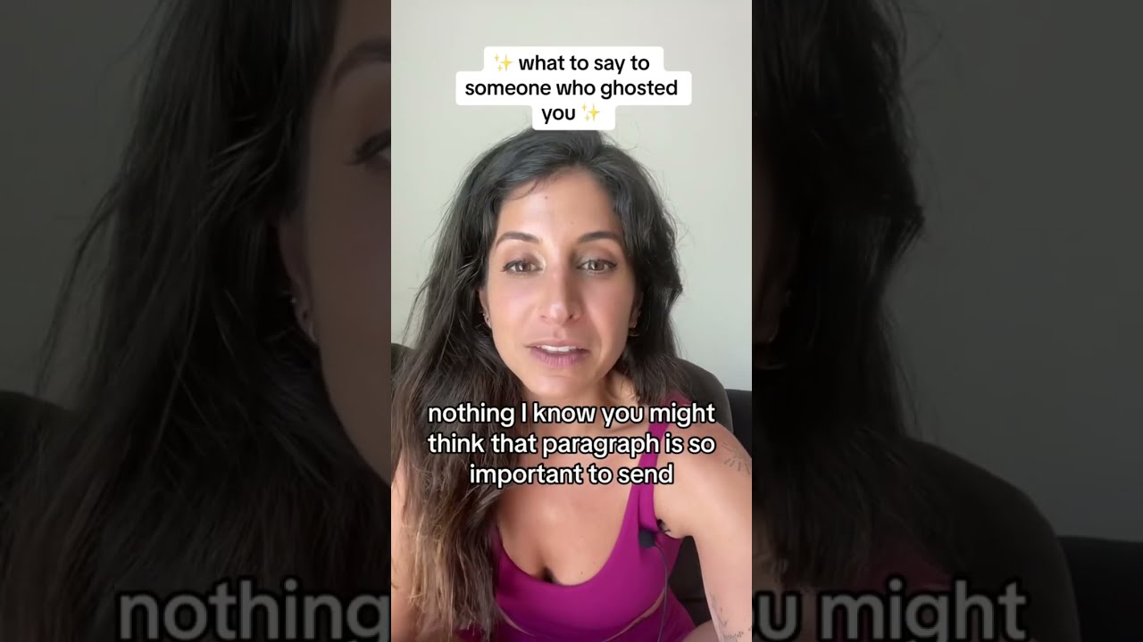 What To Say Someone Who Ghosted You Datingadvice