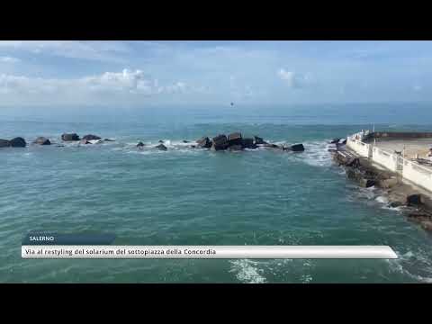 Via al restyling del solarium del sottopiazza della Concordia a Salerno