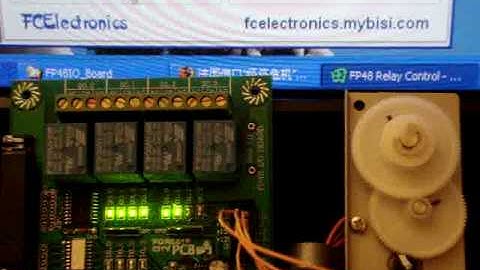 FP48 Board Drive a Stepper Motor Via Parallel Port