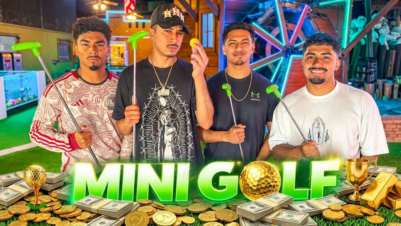 4 HISPANICS PLAY MINI GOLF!!! (WINNER GETS RENT PAID)