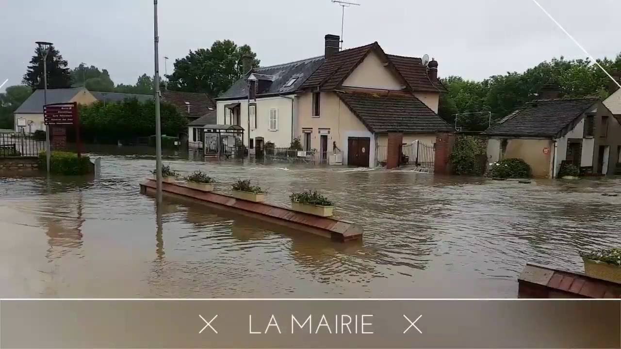 Inondations Cepoy ( Montargis Loiret ) - YouTube