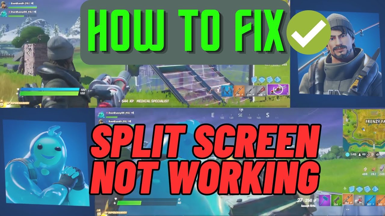 How To Fix Split Screen Not Working In Fortnite On PS5 2024 Fixes