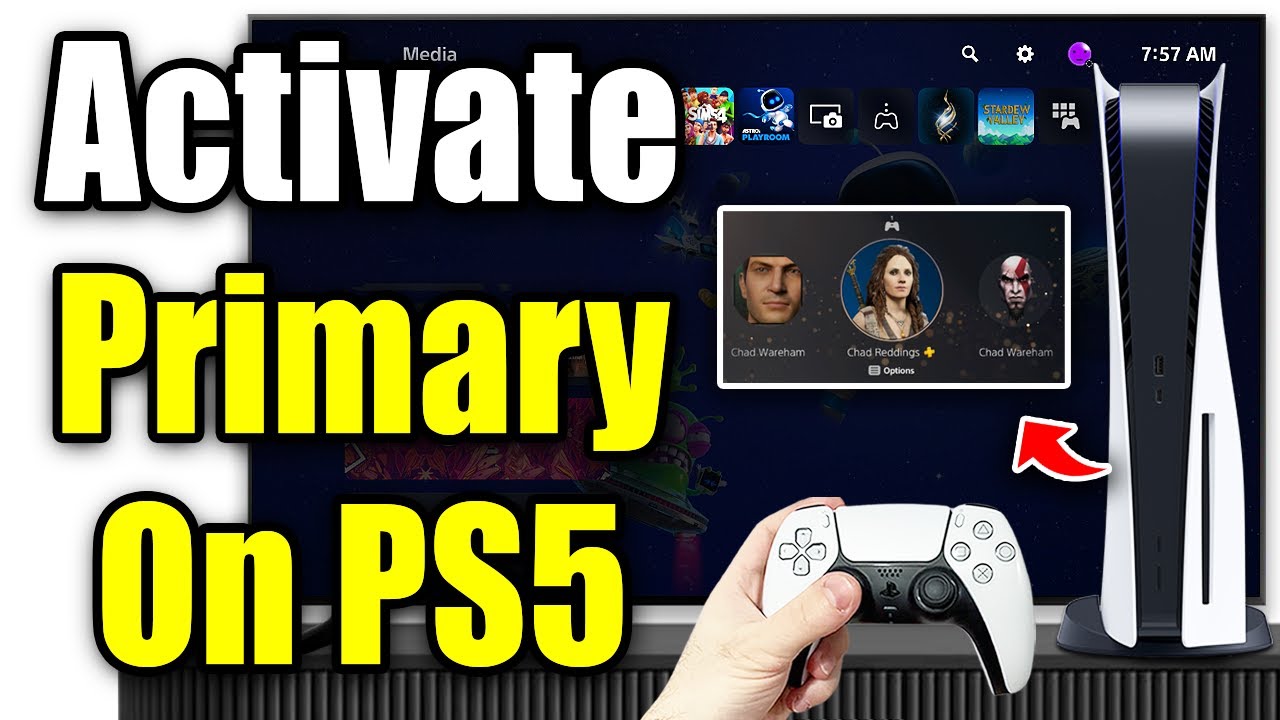 How To Activate PSN Account as Primary on PS5 (Share Games, PS Plus ...