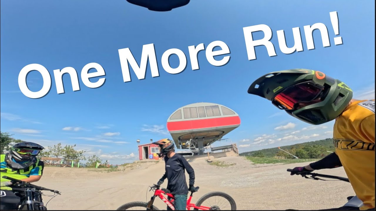 LAST Chairlift at Horseshoe Valley | Downhill MTB Group Ride & Whip Off Contest