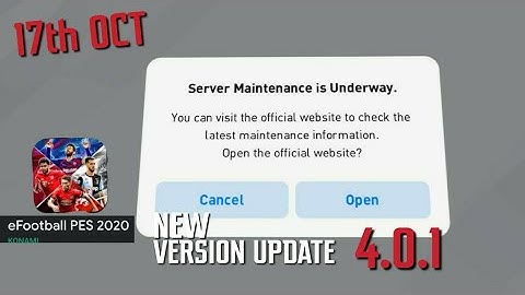 PES 2020 Mobile Latest Information from Konami Bug & Crash Fix Solution
