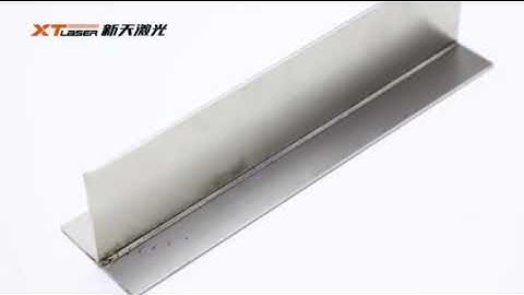 Handheld fiber laser welding mchine welding strength testing video