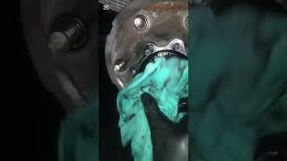 Isuzu npr turbo disel  2003 Rear drum brake  removal  inspection