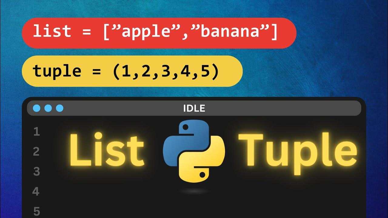 Python Lists & Tuples: The Ultimate Guide! Go From Beginner to Data ...