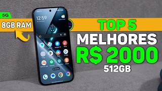 5 CELULARES PARA JOGOS ATÉ R$ 2000 REAIS!