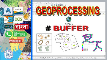 Multiple Ring Buffer using ArcGIS || Buffer in arcgis (Bangla)|| Geoprocessing in ArcGIS
