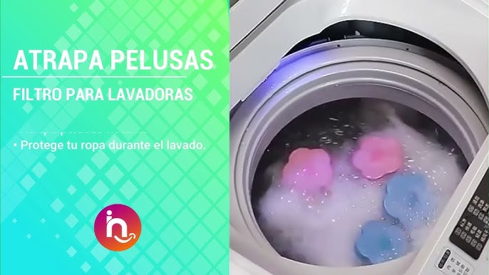 Filtro Pelusa Para Lavadoras Atrapa Pelos Mascotas Flotante