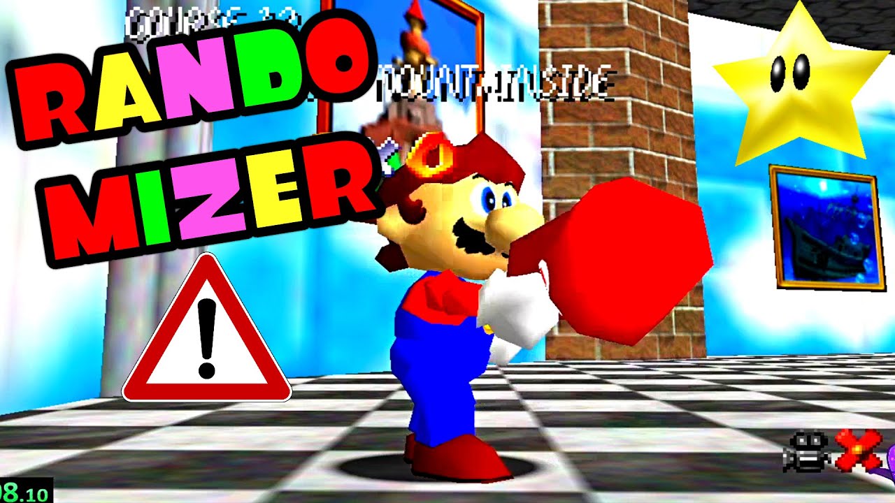 Super Mario 64 Randomizer DANGER 100% Walkthrough Random Seed B #68 ...