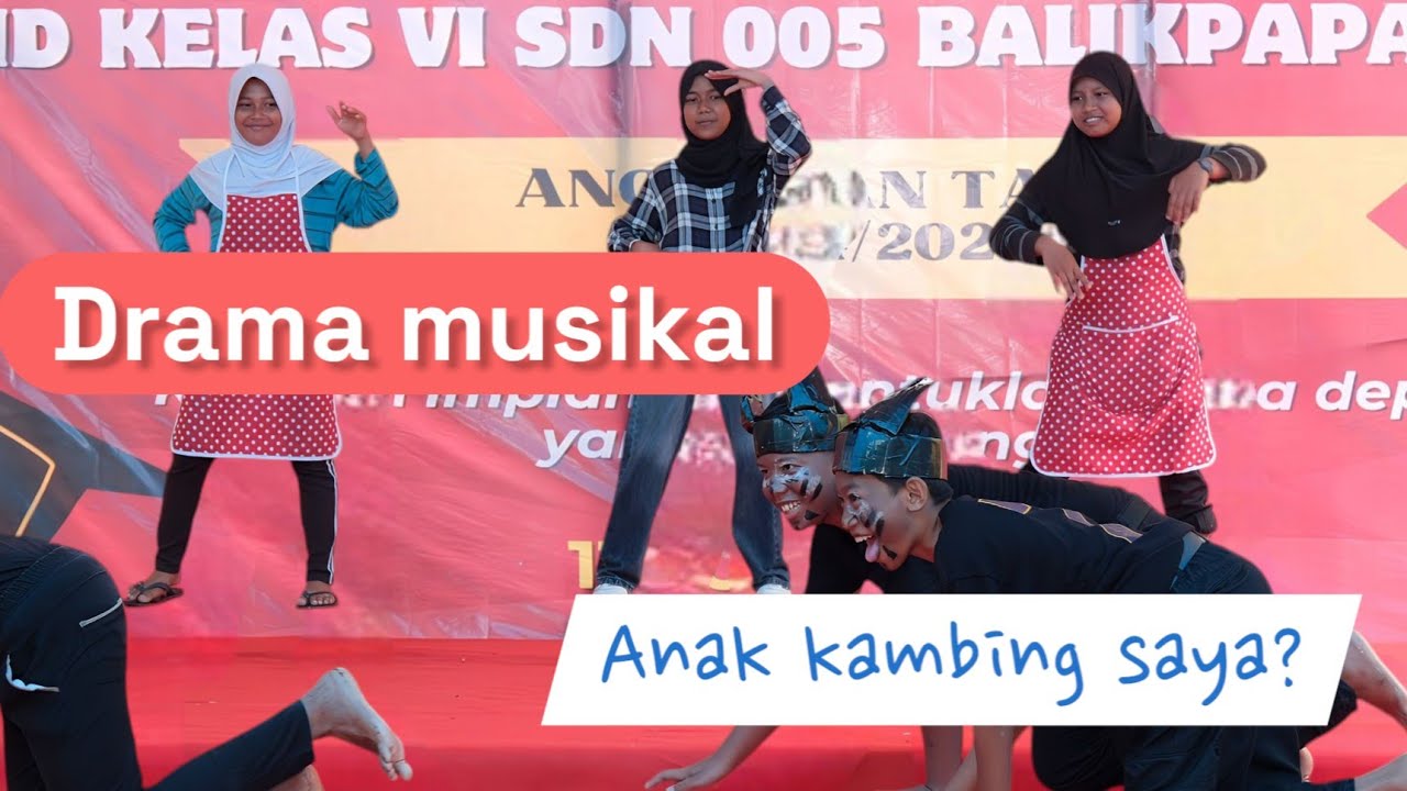 Drama Perpisahan Sekolah, Siswa Kelas 6 SDN 005 Balikpapan Tengah 