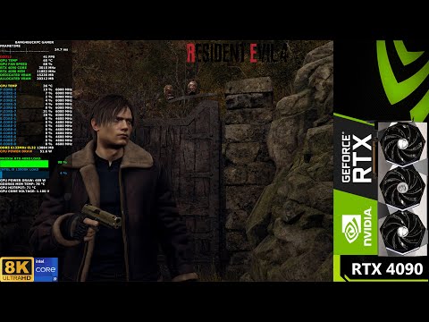 Resident Evil 4 Chainsaw Demo 8K | RTX 4090 | i9 13900K 6GHz