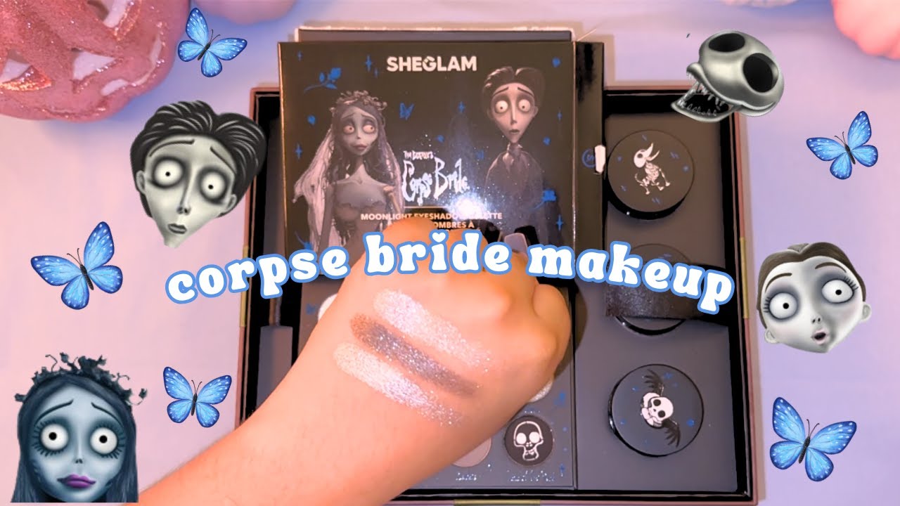 ASMR |♡ SHEGLAM Corpse Bride Makeup Collection (with swatches)