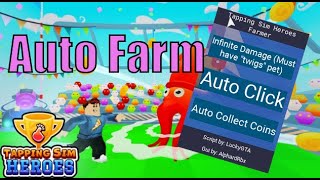 | Roblox | Tapping Sim Heroes | Auto Farm GUI | (Script) (2020)