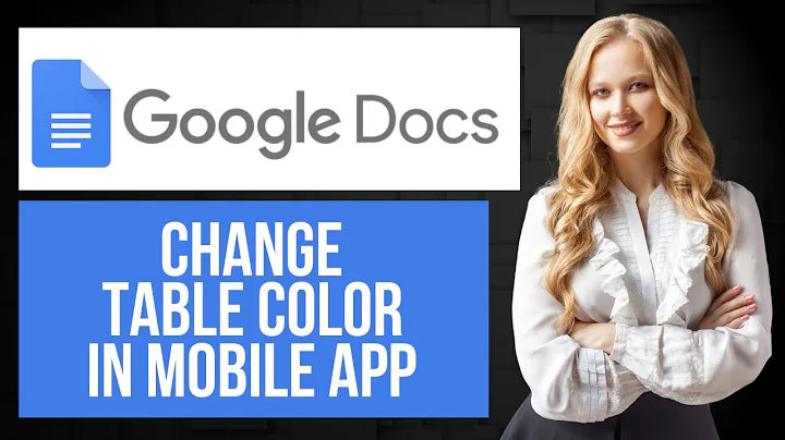 How to Change Table Color in Google Docs Mobile | Customize & Edit Table