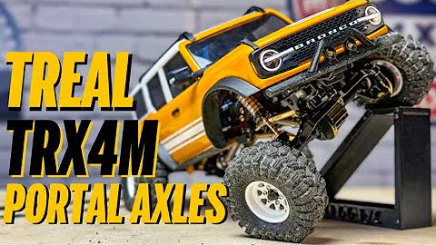 TREAL Portal Axles for the TRX4M - Assembly, Run & Review!!
