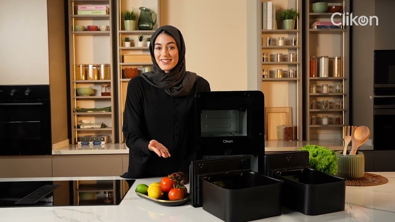 Cook Two Dishes at Once | Clikon AirChef Duo – Smarter, Faster, Healthier Cooking