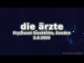 Capture de la vidéo Die Ärzte @ Stockholm, Sweden 2.6.2023 (Full Concert)