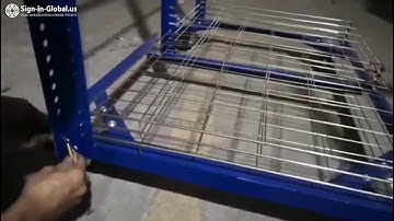 The Installation Video for  Screen Printing Drying Rack