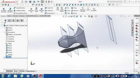 Bài 1 .HƯỚNG DẪN DỰNG VẼ CÁI CHÊM TRONG SOLIDWORK 2016