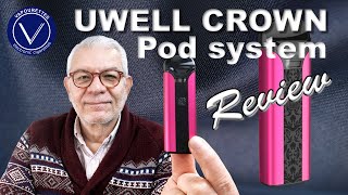 Uwell Crown Pod Mod system review, tutorial and how to. Another great pod mod system from Uwell.