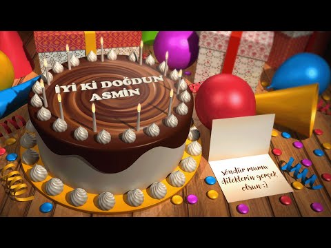 İyi ki doğdun Asmin | Asmin İsmine Özel Doğum Günü Şarkıları | Mutlu Yıllar Asmin