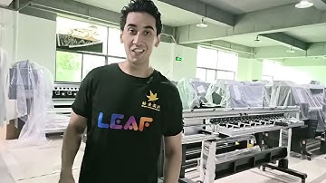 Leaf Digital Large Format Printing Machine Dye Sublimation Printer with 8 heads i3200