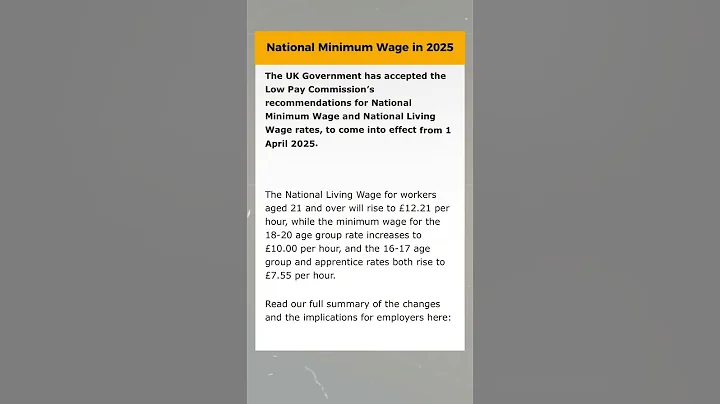 National Minimum Wage in 2025