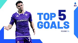 Sottil&#39;s goal kicks off the Viola spectacle | Top 5 Goals by crypto.com | Round 34 | Serie A 2023/24