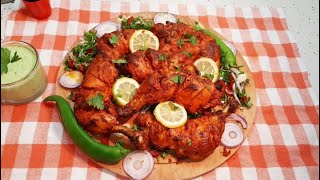 الدجاج التندوري الهندي مع الصوص الخاص به  على طريقة المطاعملذيذ وصفة تعجب الذواقين