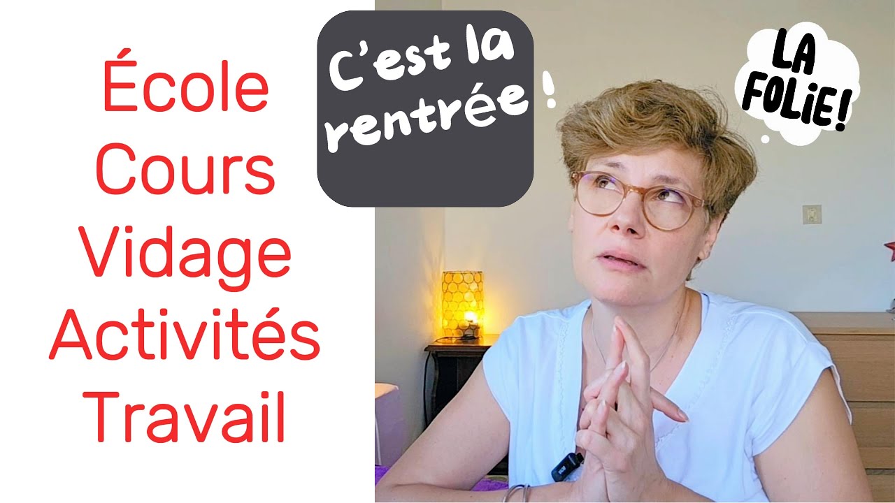 C'est la rentrée, tant à gérer : nouveau départ ! (LISTENING + vocabulaire niveau B1-B2)