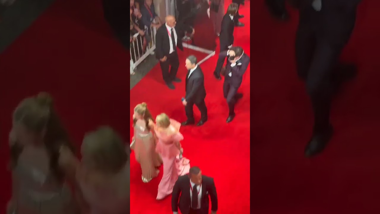 Amy Ryan & Austin Abrams Arrive at ‘Wolfs’ Venice Film Festival Premiere