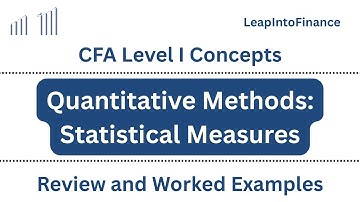 Statistical Measures in CFA Level I Quantitative Methods