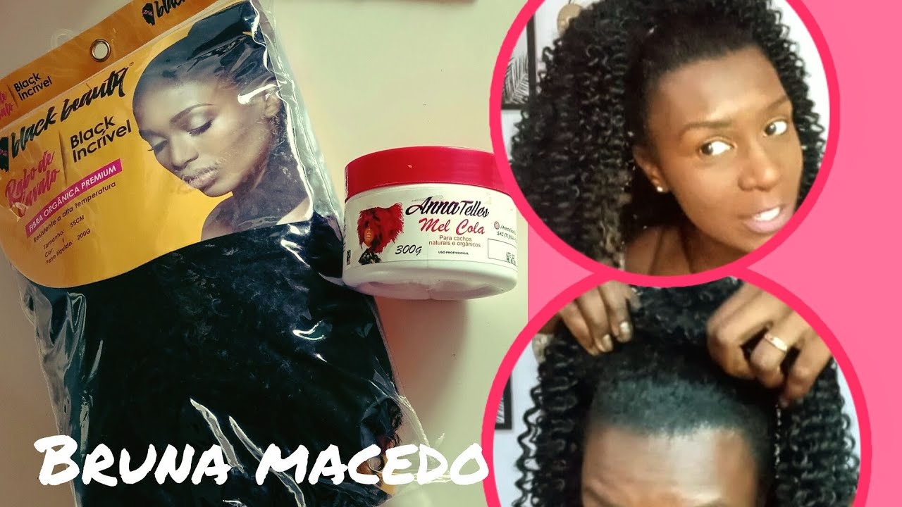 💥Rabo de cavalo fibra orgânica Premium cacheada fazendo manutenção com mel cola 💥