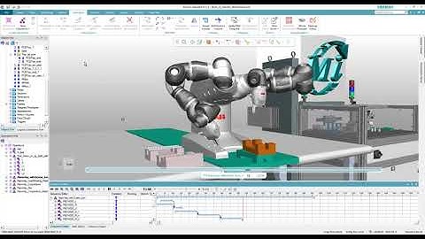 YuMi Dual Arm Robotic Assembly Simulation by Process Simulation