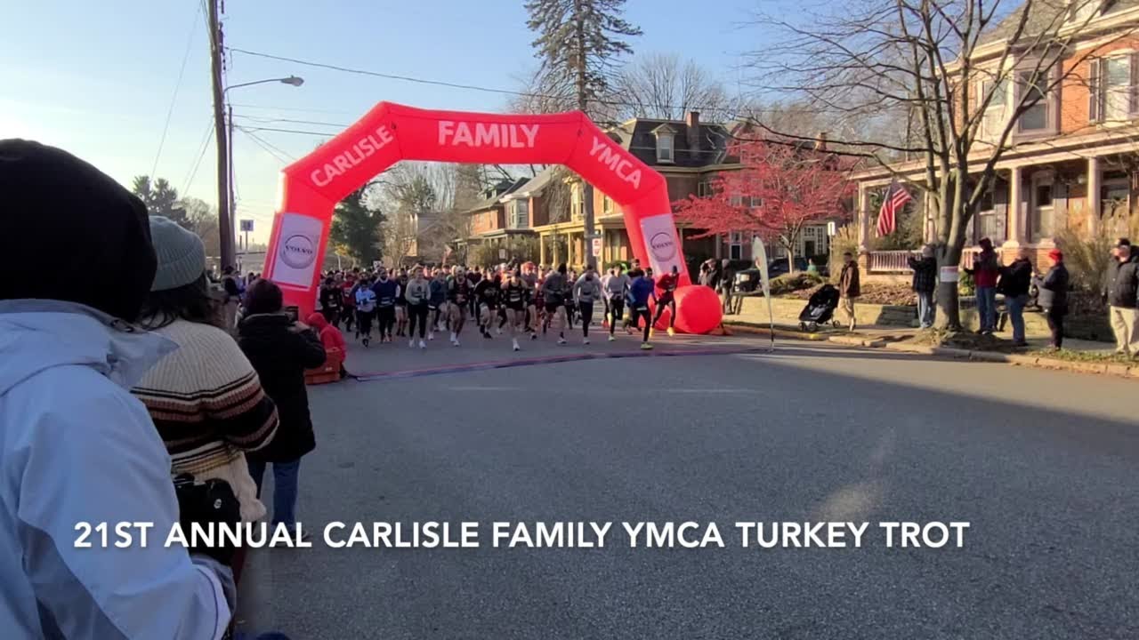 Watch Now: 21st annual Carlisle Family YMCA Turkey Trot - YouTube