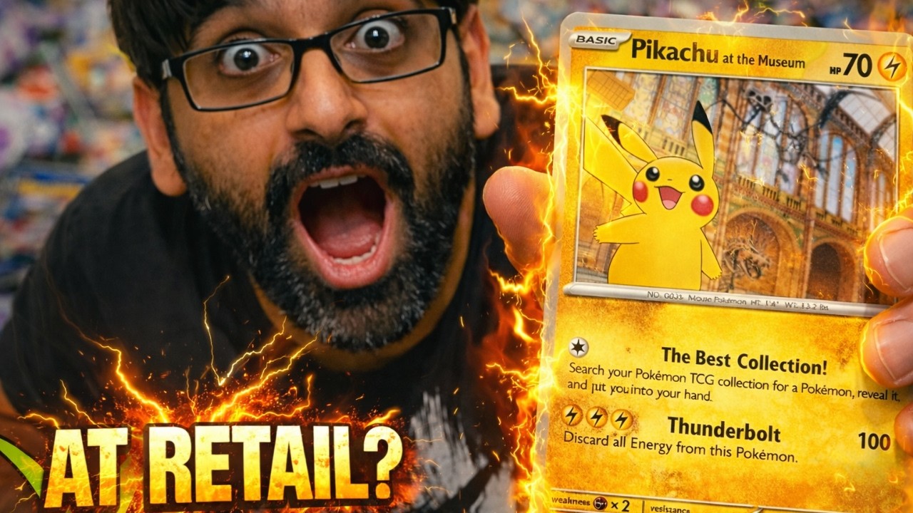 HUNTING the Pikachu at Museum Pokémon Promo Card in London! - YouTube