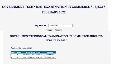 typewriting exam result release 2022