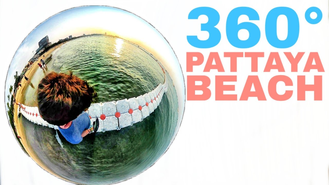 Pattaya Beach 360° VR walk 🇹🇭 Travel Thailand (immersive POV)