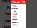 Vocabulary A10 part #shorts