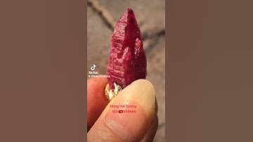 Mặt dây chuyền tinh thể Ruby Lục Yên Yên Bái Việt Nam Vip2 🇻🇳